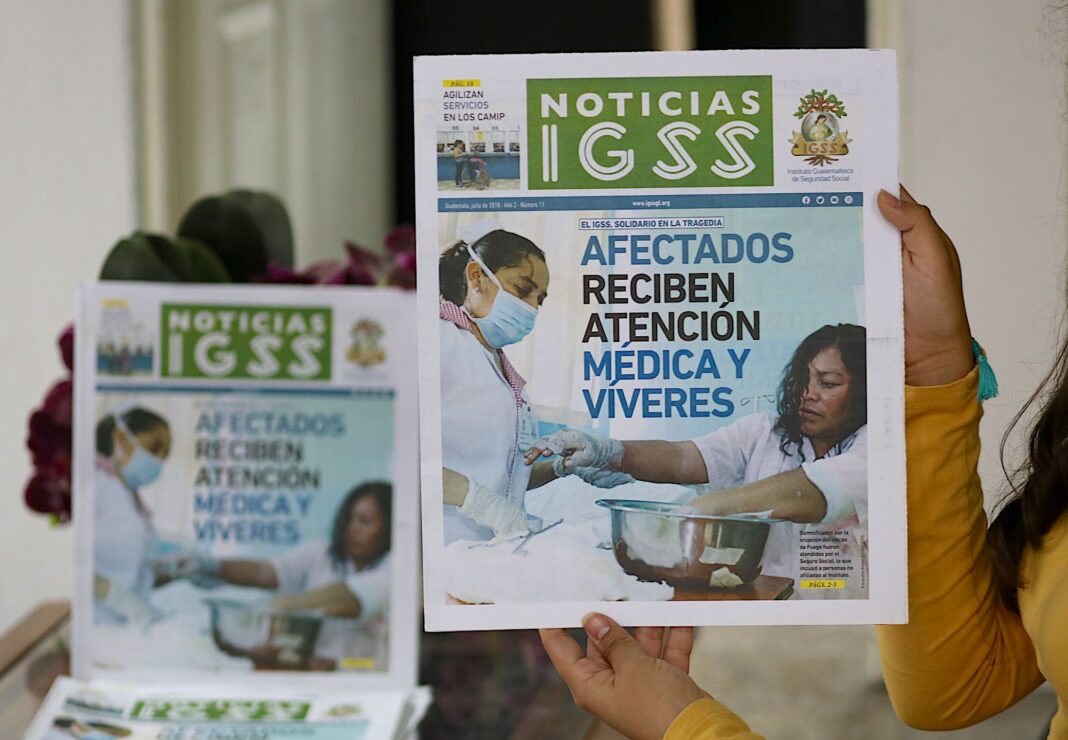 Portada Periodico Noticias IGSS No 11 Julio de 2018 Guatemala