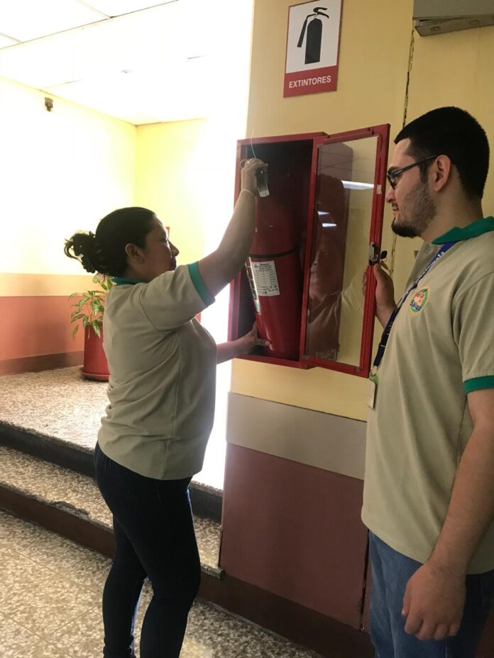 capacitacion brigada contra incendios IGSS zona 6 2018-3