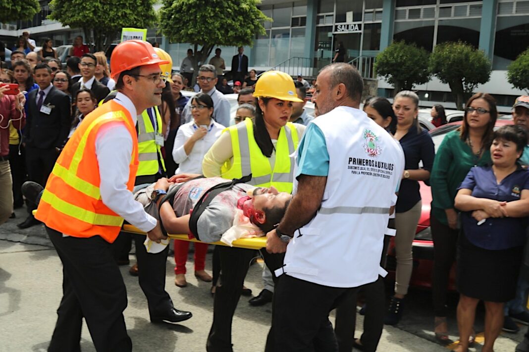 simulacro de evacuacion igss 2019 oficinas centrales-21
