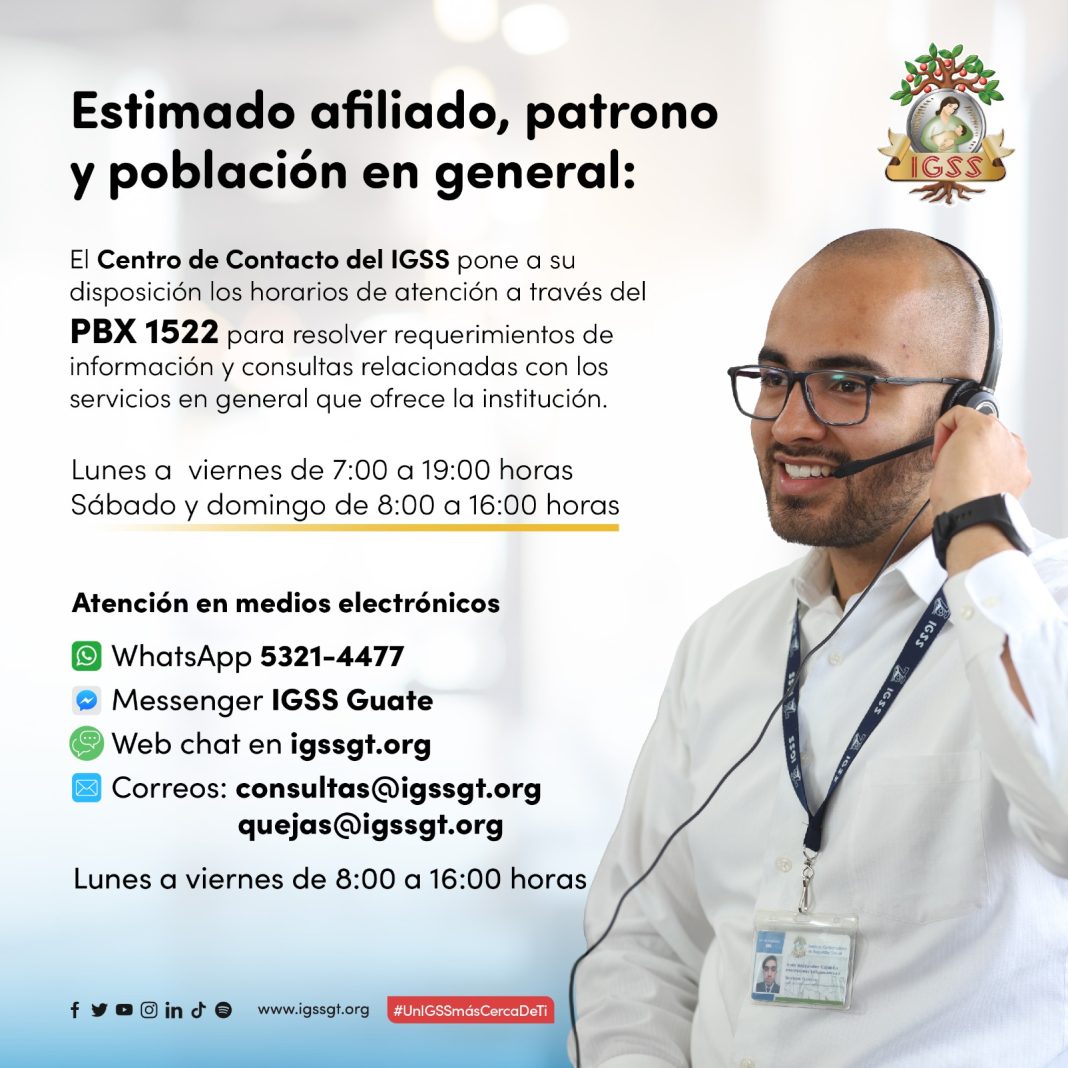 Horarios-Centro-de-Contacto-IGSS-2023