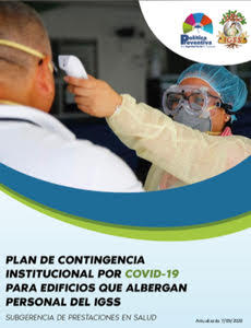 Plan de contingencia institucional por COVID-19 para edificios que albergan personal del IGSS