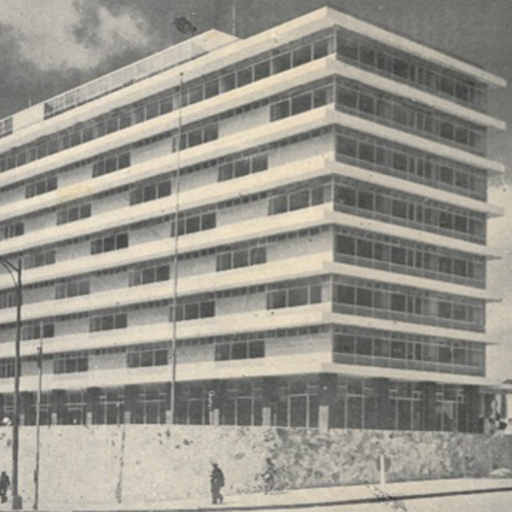 Inauguración del edificio de Oficinas Centrales del IGSS, 1959
