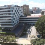 Diario La Hora edificio de Oficinas Centrales del IGSS