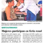 Prensa LibreMujeres participan en feria de salud Pag. 34