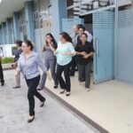 Evacuacion sismo IGSS oficinas centrales 2018-2