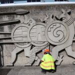 Restauracion mural la nacionalidad guatemalteca IGSS 2018-22