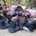 Simulacro de evacuacion centro educativo IGSS 2019-10