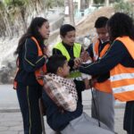 Simulacro de evacuacion centro educativo IGSS 2019-15