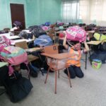 Simulacro de evacuacion centro educativo IGSS 2019-2