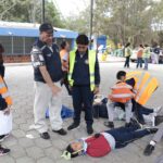 Simulacro de evacuacion centro educativo IGSS 2019-23