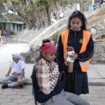 Simulacro de evacuacion centro educativo IGSS 2019-28