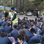 Simulacro de evacuacion centro educativo IGSS 2019-30
