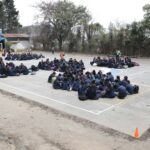 Simulacro de evacuacion centro educativo IGSS 2019-32