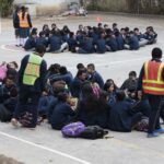 Simulacro de evacuacion centro educativo IGSS 2019-33