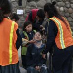 Simulacro de evacuacion centro educativo IGSS 2019-37