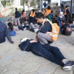Simulacro de evacuacion centro educativo IGSS 2019-40