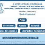 Banner Convocatoria plazas IGSS-1