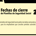 Banner Fechas de cierre de planilla de Seguridad Social IGSS 2021-01