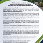 Comunicado El IGSS acerca los servicios de salud y previsión al inaugurar la primera clínica corporativa en el Parque Industrial Michatoya Palin Junio 2022