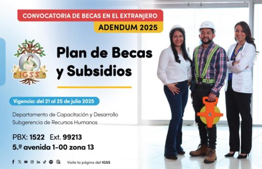 Convocatoria becas y subsidios 2025 para trabajadores del IGSS
