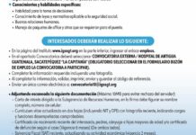 Convocatoria de la plaza: Médico Especialista (Ginecología y Obstetricia) para el Hospital de Antigua Guatemala, Sacatepéquez La Capitanía