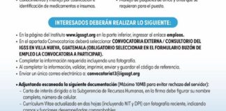 Convocatoria de la plaza: Bodeguero para el Consultorio en Villa Nueva, Guatemala