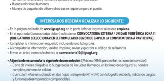 Convocatoria de la plaza: Médico Especialista de Consulta Externa (Cirugía General) para la Unidad Periférica Zona 11, Ciudad de Guatemala