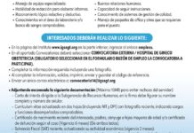 Convocatoria de la plaza: Técnico en Banco de Sangre para el Hospital de Gineco Obstetricia