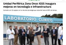 Publinews. Unidad Periférica Zona Once: IGSS inaugura mejoras en tecnología e infraestructura