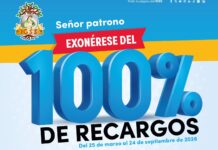 Exoneración del 100% de Recargos