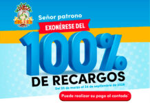 Exoneración del 100% de Recargos