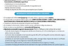 Convocatoria de la plaza: Médico Especialista (Neurología, Neumología, Gastroenterología) para la Unidad CAMIP 3 Zunil