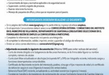 Convocatoria de la plaza: Odontólogo para el Consultorio en Villa Nueva, Guatemala