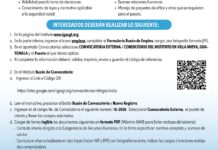 Convocatoria de la plaza: Médico Especialista (Medicina Interna) para el Consultorio en Villa Nueva