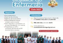Escuela de Auxiliares de Enfermería abre inscripciones para el ciclo 2027