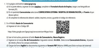 Convocatoria de la plaza: Encargado de Carpintería para el Hospital de Rehabilitación