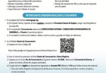 Convocatoria de la plaza: Médico Comunitario para el Consultorio Departamental de Siquinalá, Escuintla