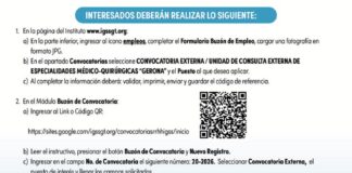Convocatoria de la plaza: Médico Especialista (Medicina Interna) para la Unidad de Consulta Externa Gerona