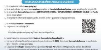Convocatoria de la plaza: Analista de Control de Calidad B para el Departamento de Control de Calidad