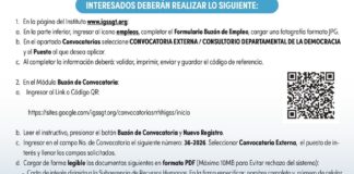 Convocatoria de la plaza: Médico Comunitario para el Consultorio Departamental de La Democracia
