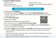 Convocatoria de la plaza: Agente de Seguridad para el Hospital de Escuintla, Escuintla