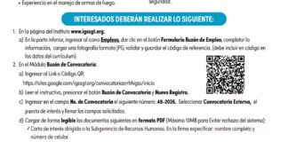 Convocatoria de la plaza: Agente de Seguridad para el Hospital de Escuintla, Escuintla
