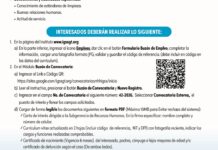Convocatoria de la plaza: Camarero para el Hospital General de Enfermedades