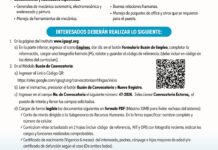 Convocatoria de la plaza: Mecánico para la División de Transportes