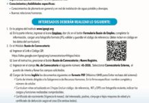 Convocatoria de la plaza: Plomero para el Hospital General de Enfermedades