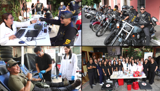 Primera Jornada Motorizada reúne a motociclistas en apoyo a los bancos de sangre del IGSS