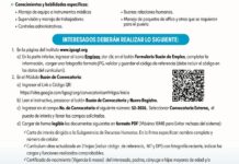 Convocatoria de la plaza: Enfermera Graduada para el Consultorio en el municipio de Guastatoya, El Progreso