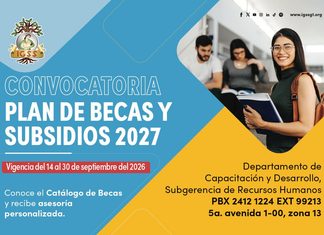 Convocatoria becas y subsidios 2027 para trabajadores del IGSS